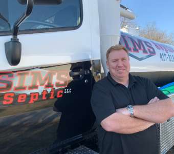 Brad Sims-owner of Sims Septic LLC