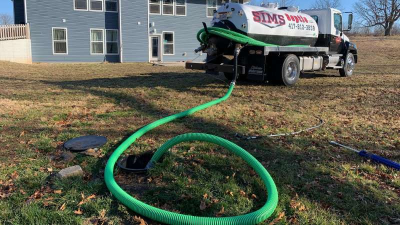 septic system pumping Sims Septic LLC