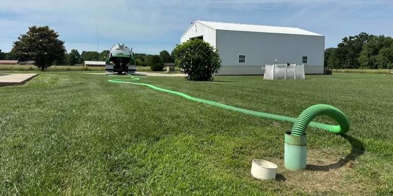 Overdue septic tank pumping Sims Septic